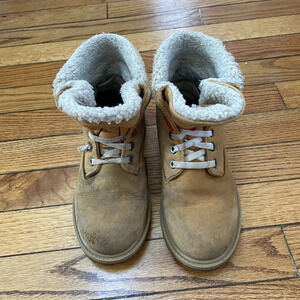 Timberland Ankle Sherpa  Hiking Boots, size 2